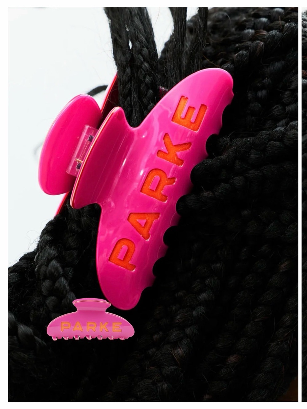 PARKE 💕🧡SOLD OUT! Dunkin' Pink  Hair Claw Clip